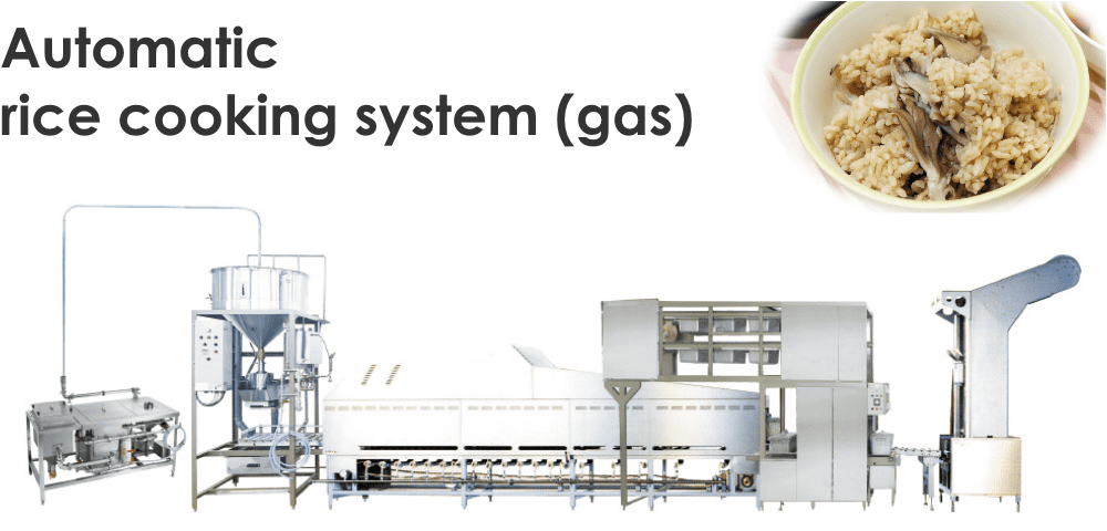 Automatic rice cooking system (gas)