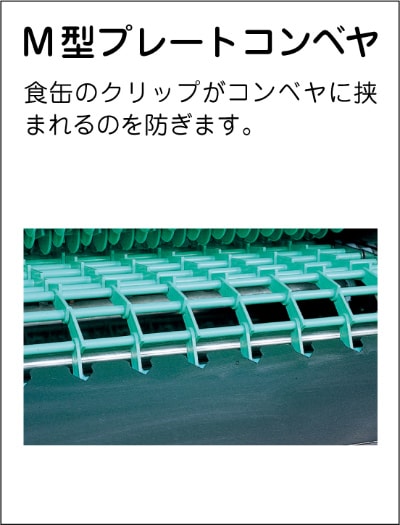 M型プレートコンベヤ