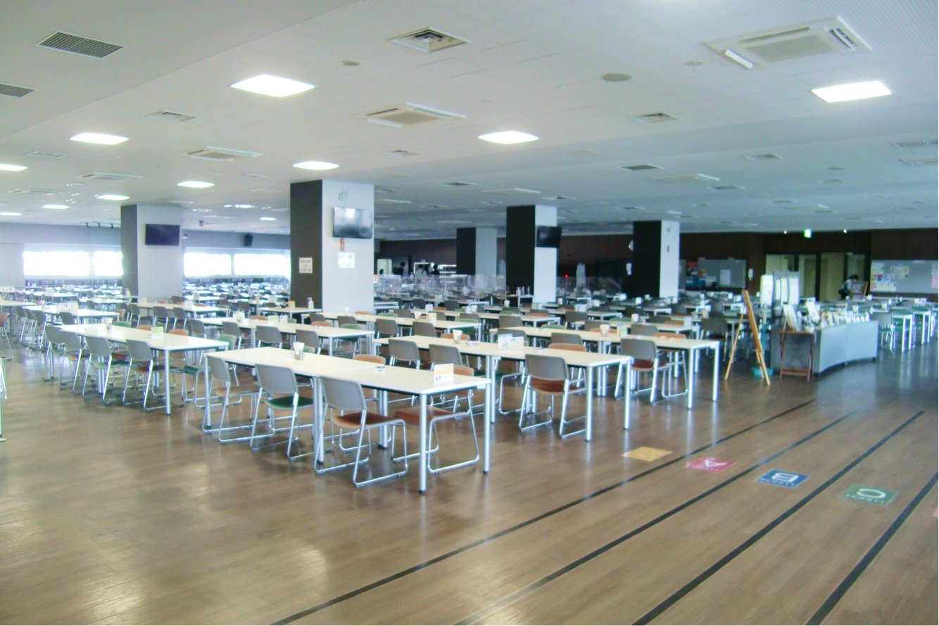 メニューごとに並ぶ列を誘導します